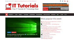 Desktop Screenshot of it-tutorials.net